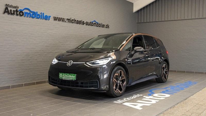 Grå Brugt 2023 VW ID.3 Pro Hatchback | 254.900 kr. (God pris) - Billede 1/4