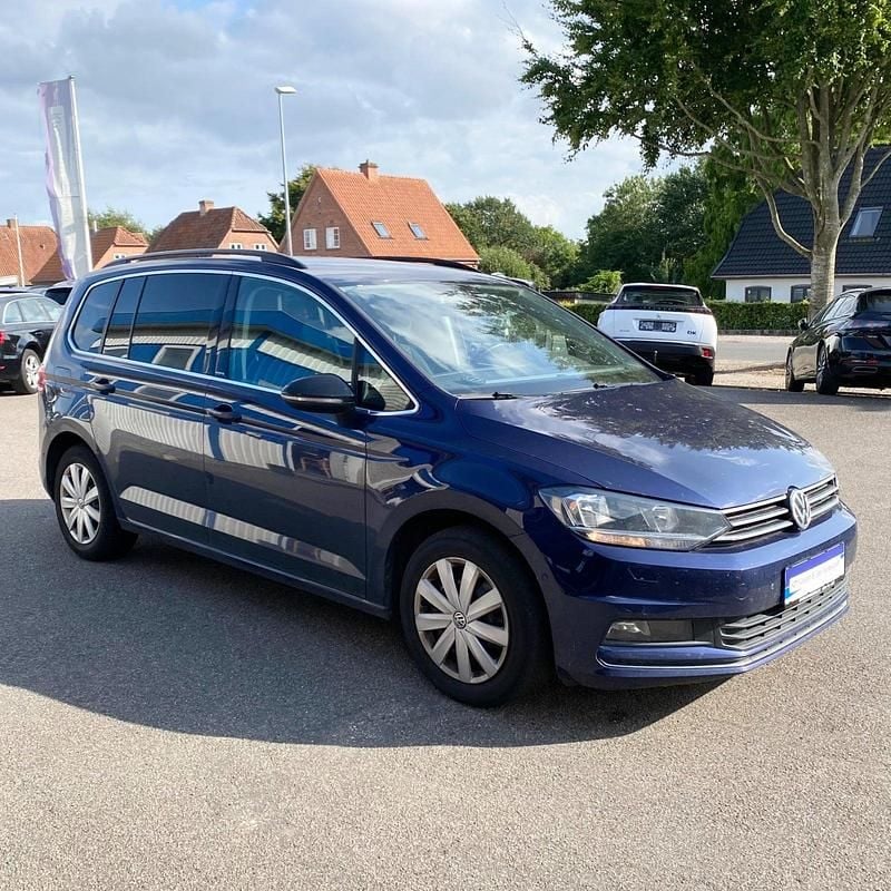 Blåmetal Brugt 2019 VW Touran IQ Drive MPV | 179.900 kr. (Fair pris) - Billede 1/1