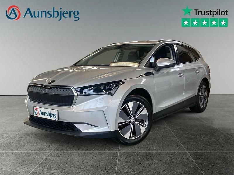 Brilliantsilber metallic Brugt 2022 Skoda Enyaq iV Lodge SUV | 207.500 kr. (God pris) - Billede 1/4