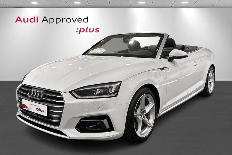 Hvidmetal Brugt 2019 Audi A5 Cabriolet Sport Cabriolet | 459.900 kr. (Fair pris) - Billede 1/4