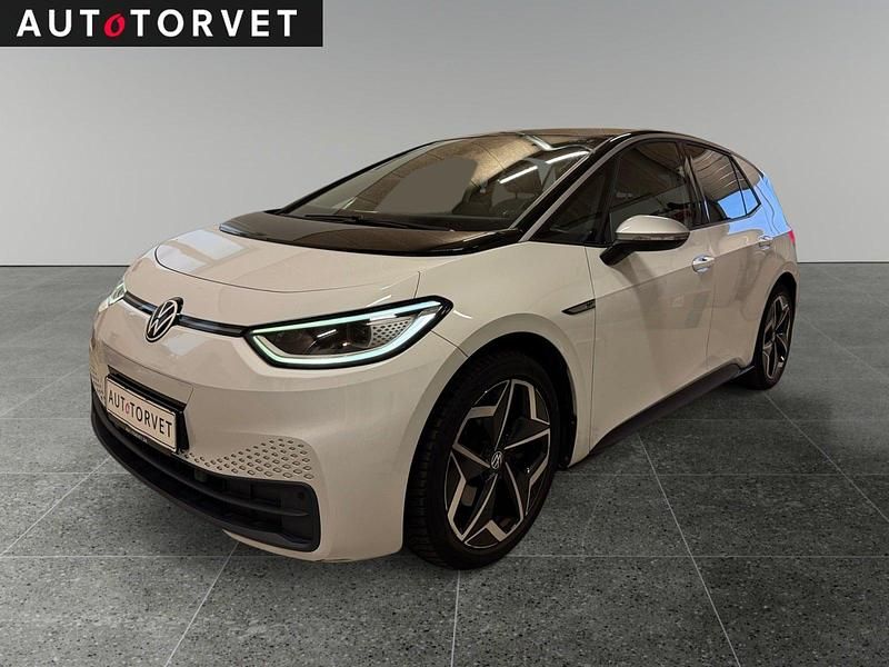 Hvid Brugt 2020 VW ID.3 Hatchback | 109.700 kr. - Billede 1/4