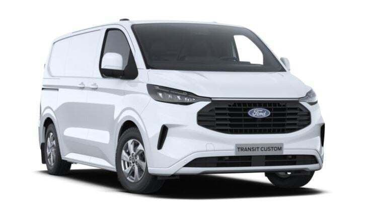 Hvid Ny 2025 Ford Transit Custom Trend Van | 319.900 kr. - Billede 1/3