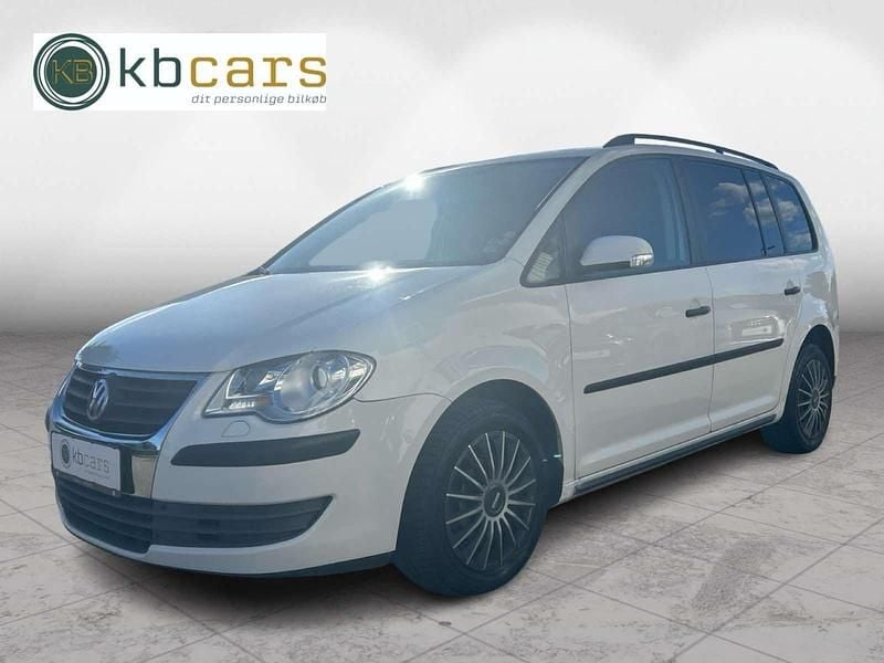 Hvid Brugt 2007 VW Touran Highline MPV | 29.900 kr. - Billede 1/4