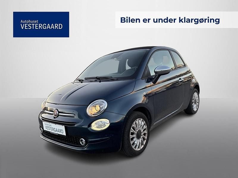 Blå Brugt 2023 Fiat 500C Cabriolet | 134.600 kr. (Fair pris) - Billede 1/4