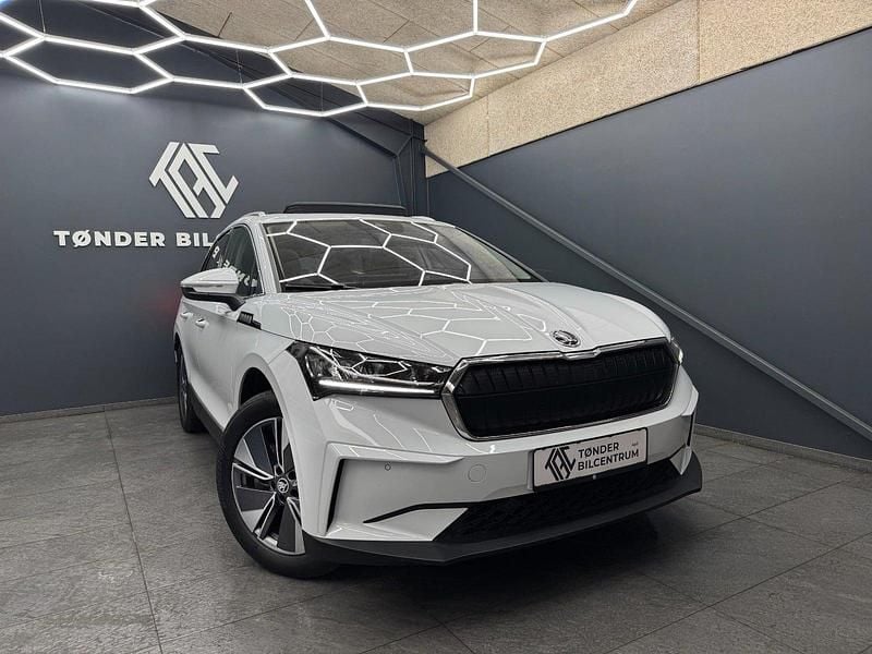 Sølvmetal Brugt 2021 Skoda Enyaq iV Lodge SUV | 264.500 kr. (Fair pris) - Billede 1/4