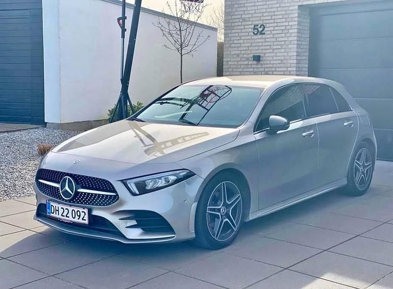 Brugt Mercedes A200 AMG line 150 HK (110 kW) 2022 Grå Hatchback