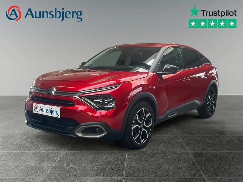 Rød metal Brugt 2021 Citroën e-C4 Shine Hatchback | 149.500 kr. (Lidt for dyr) - Billede 1/4