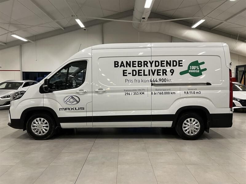 Brugt Maxus eDeliver 9 150 kW (204 HK) 2022 Hvid Van