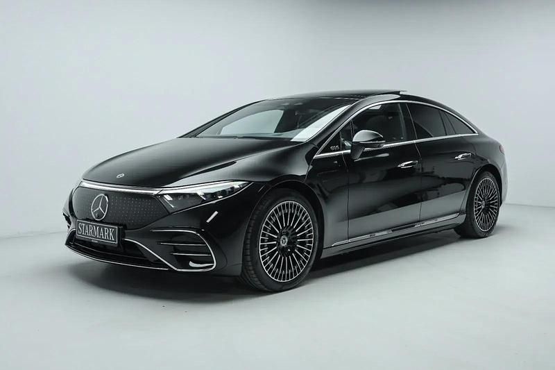 Sort Ny 2024 Mercedes EQS450+ AMG line | 949.900 kr. (Super pris) - Billede 1/3