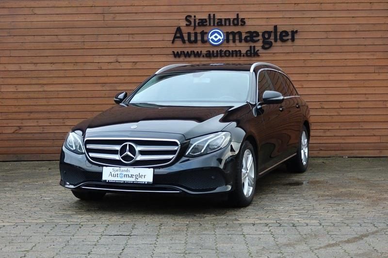 Sort Brugt 2017 Mercedes E220 Stationcar | 220.000 kr. (Super pris) - Billede 1/4