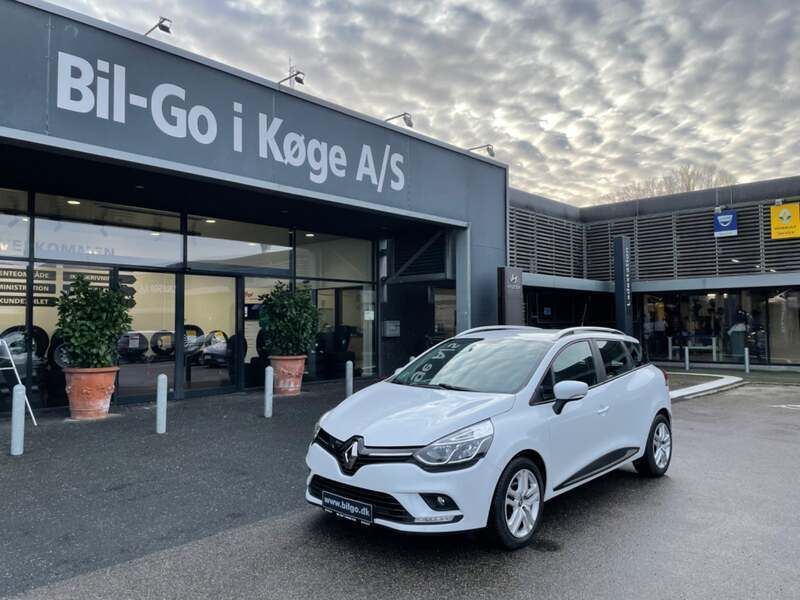 Hvid Brugt 2018 Renault Clio GrandTour Zen Stationcar | 94.900 kr. (Fair pris) - Billede 1/4
