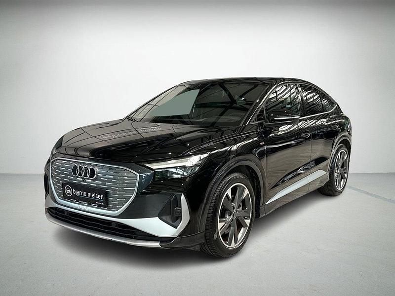 Beige Brugt 2022 Audi Q4 Sportback e-tron S-Line SUV | 336.600 kr. - Billede 1/4
