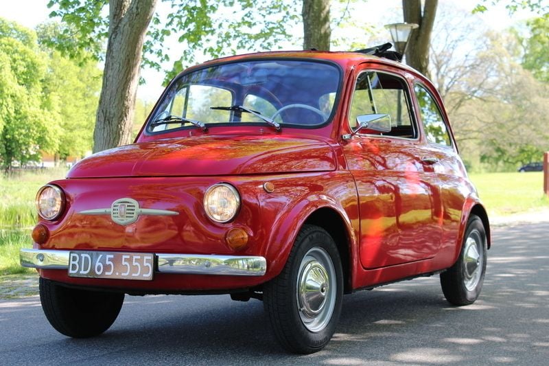 Rød Brugt 1970 Fiat 500 | 69.000 kr. - Billede 1/4