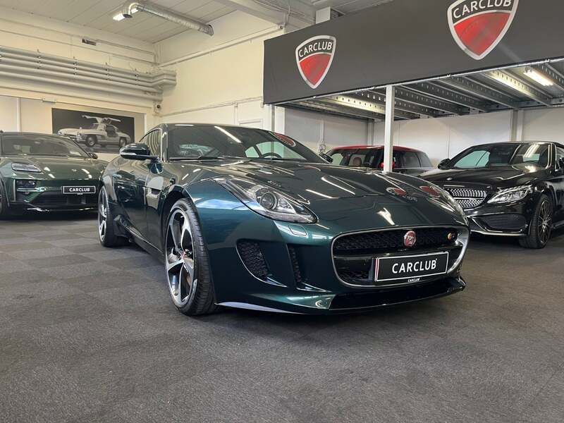 Grønmetal Brugt 2015 Jaguar F-Type S Coupe | 649.900 kr. - Billede 1/4