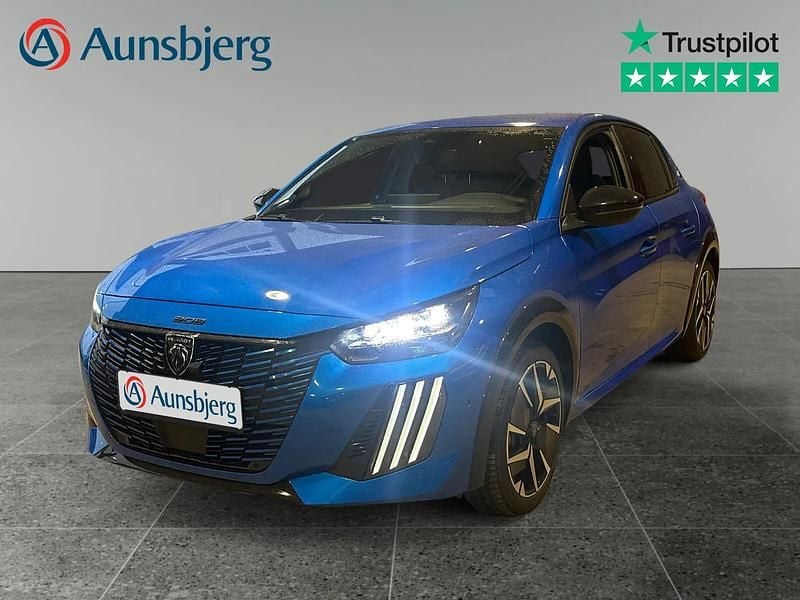 Brugt Peugeot e-208 GTi 114 kW (156 HK) 2023 Blå metal Hatchback