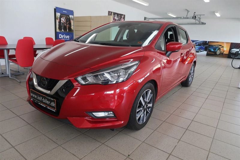Rødmetal Brugt 2019 Nissan Micra Acenta Hatchback | 124.900 kr. (Dyr) - Billede 1/4