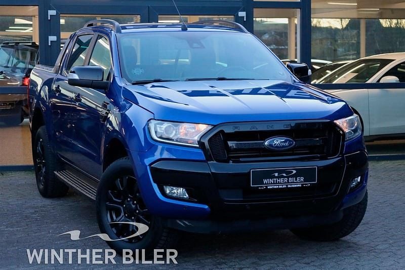 Blåmetal Brugt 2018 Ford Ranger Limited Afhentning | 184.900 kr. - Billede 1/4
