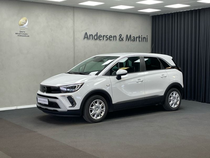Blanc banquise Brugt 2021 Opel Crossland Edition SUV | 168.900 kr. (Fair pris) - Billede 1/4