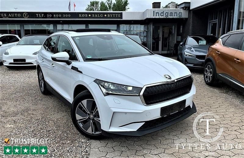 Hvidmetal Brugt 2021 Skoda Enyaq iV Loft SUV | 279.800 kr. (God pris) - Billede 1/4