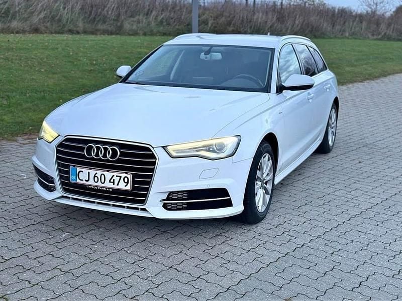 Hvid Brugt 2015 Audi A6 S-Line Stationcar | 155.000 kr. (Fair pris) - Billede 1/4