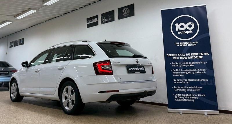 Brugt Skoda Octavia Style 150 HK (110 kW) 2018 Hvid Stationcar