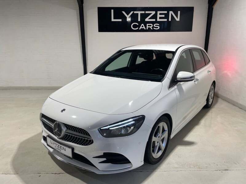 Hvid Brugt 2019 Mercedes B200 AMG line MPV | 244.800 kr. (Fair pris) - Billede 1/4