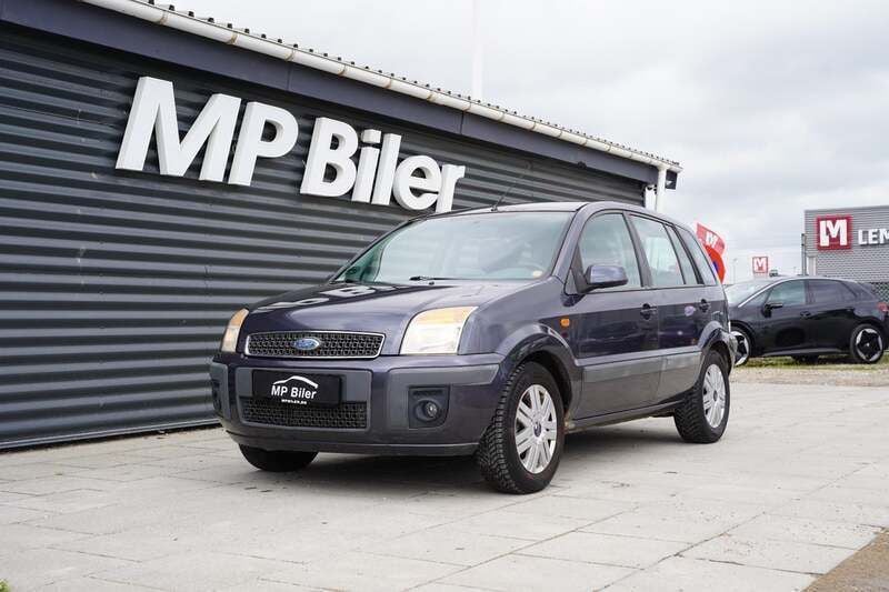 Blåmetal Brugt 2008 Ford Fusion Trend Hatchback | 12.500 kr. - Billede 1/4