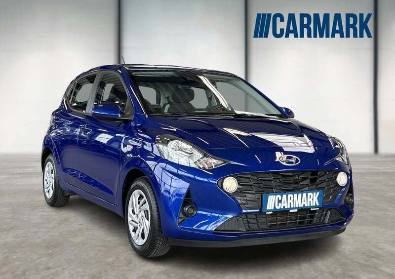 Blå Brugt 2022 Hyundai i10 Essential Hatchback | 124.900 kr. (God pris) - Billede 1/4