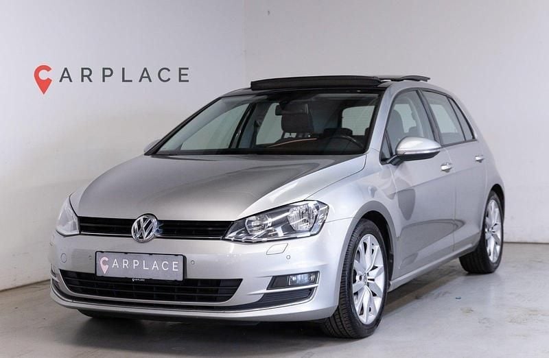 Sølvmetal Brugt 2013 VW Golf VII Highline Hatchback | 129.900 kr. (God pris) - Billede 1/4