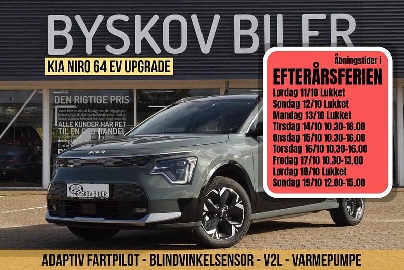 Grønmetal Brugt 2023 Kia e-Niro SUV | 219.995 kr. (God pris) - Billede 1/4
