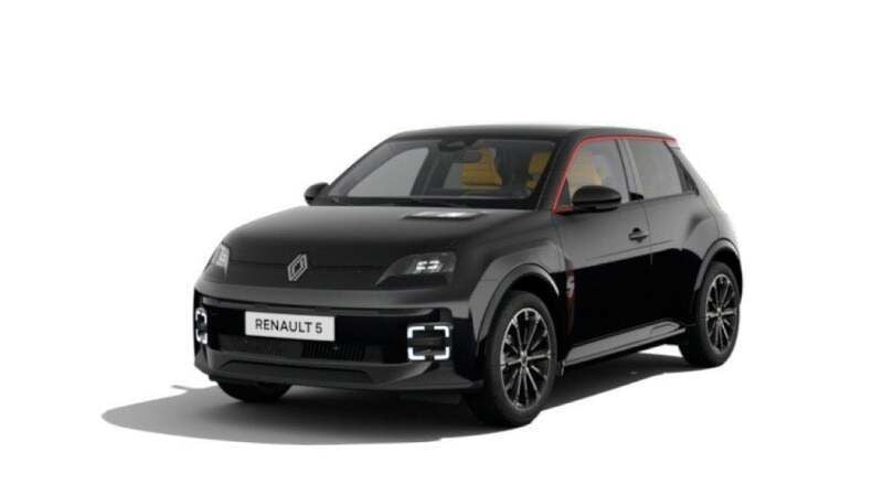 Sortmetal Ny 2025 Renault R5 Iconic Hatchback | 254.480 kr. - Billede 1/4