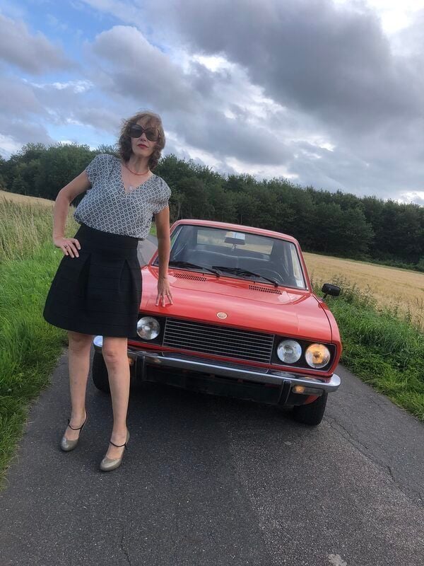 Brugt Fiat 128 78 HK (57 kW) 1972 Rød