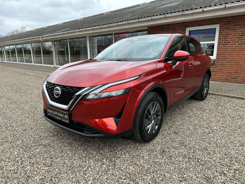 Sunset red metal Brugt 2021 Nissan Qashqai Acenta SUV | 239.900 kr. (Fair pris) - Billede 1/4