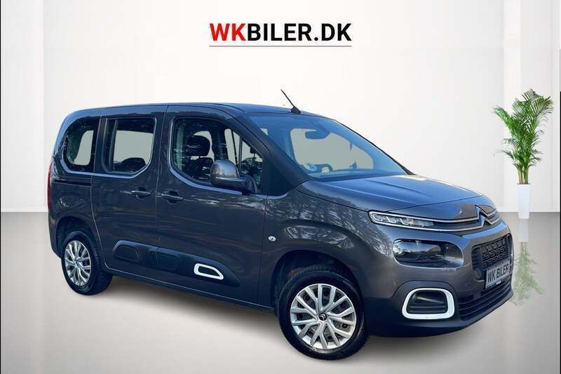 Gråmetal Brugt 2020 Citroën Berlingo Feel MPV | 159.900 kr. (God pris) - Billede 1/4