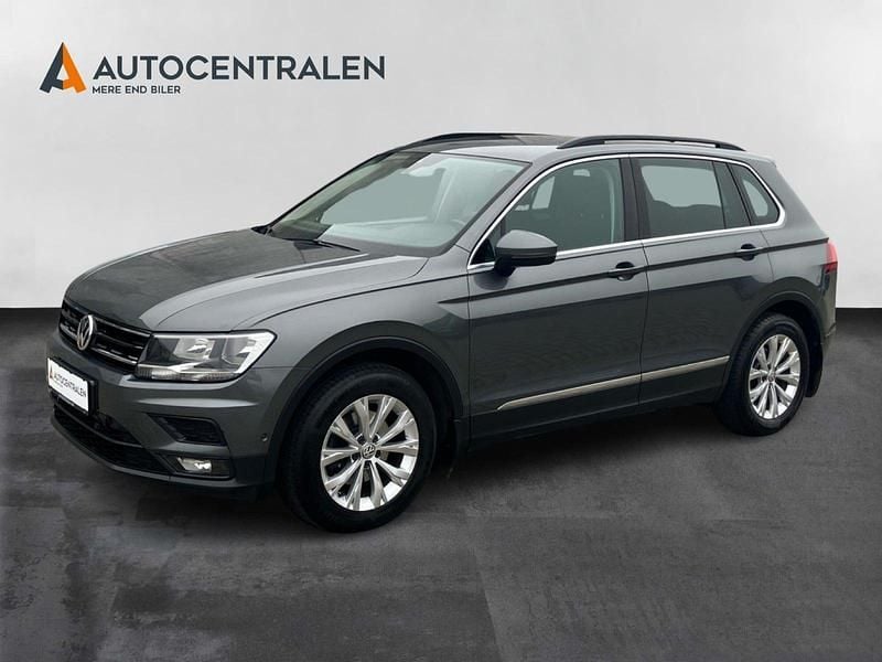 Gråmetal Brugt 2018 VW Tiguan Comfortline SUV | 199.900 kr. (God pris) - Billede 1/4