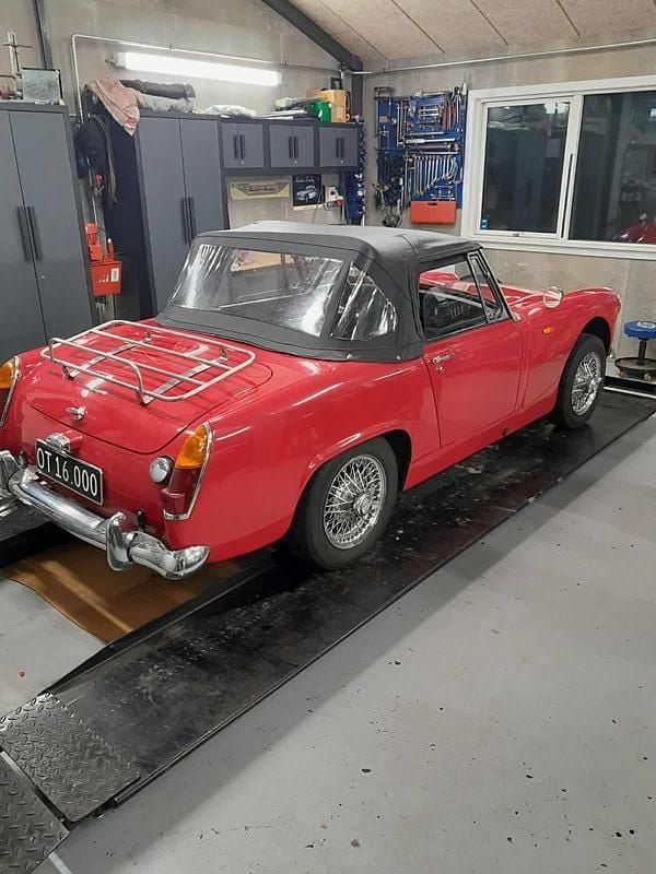 Rød Brugt 1964 Austin Healey Sprite Cabriolet | 108.500 kr. - Billede 1/4
