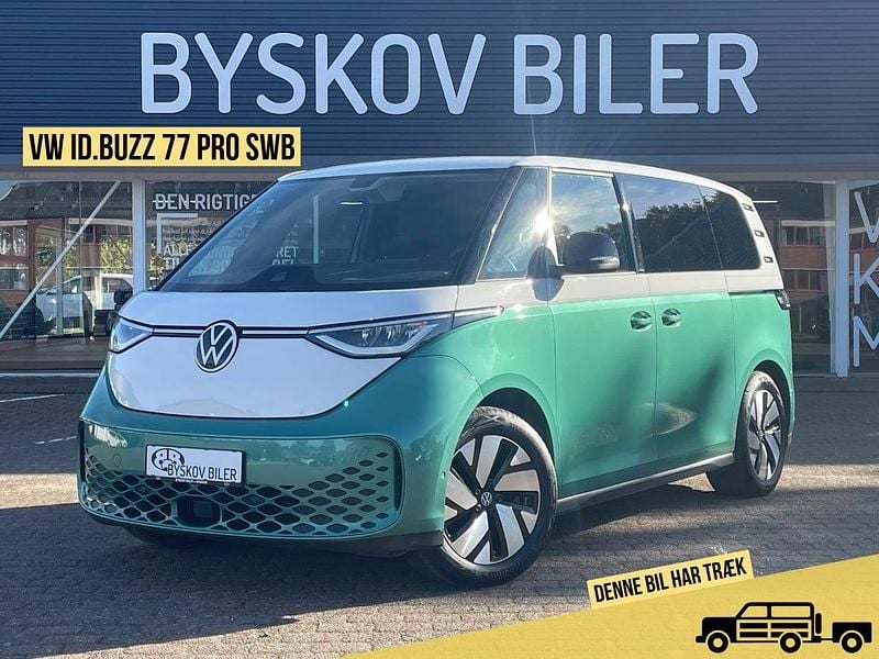 Lysgrønmetal Brugt 2024 VW ID. Buzz Pro Van | 389.995 kr. (Lidt for dyr) - Billede 1/4