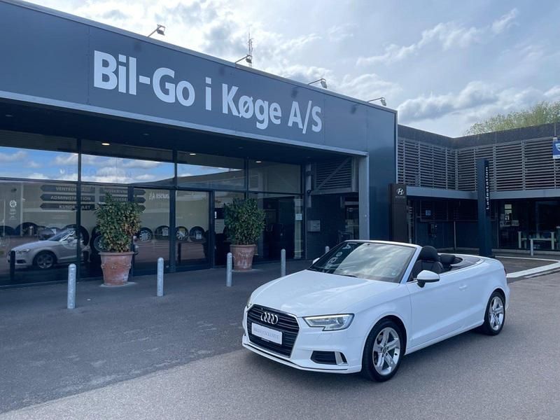 Hvid Brugt 2017 Audi A3 Cabriolet Sport Cabriolet | 209.900 kr. (Fair pris) - Billede 1/4