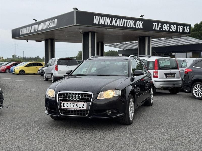 Sort Brugt 2008 Audi A4 S-Line Stationcar | 39.900 kr. (Super pris) - Billede 1/4