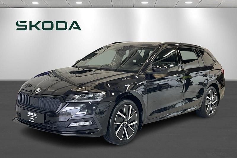 Sortmetal Brugt 2021 Skoda Octavia SportLine Stationcar | 229.900 kr. (Fair pris) - Billede 1/4