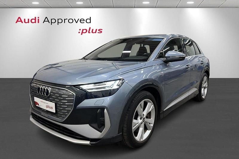 Blåmetal Brugt 2021 Audi Q4 e-tron S-Line SUV | 289.900 kr. (Lidt for dyr) - Billede 1/4