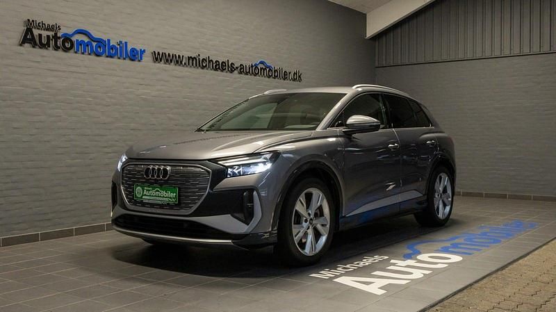 Gråmetal Brugt 2024 Audi Q4 e-tron S-Line SUV | 329.900 kr. (God pris) - Billede 1/4