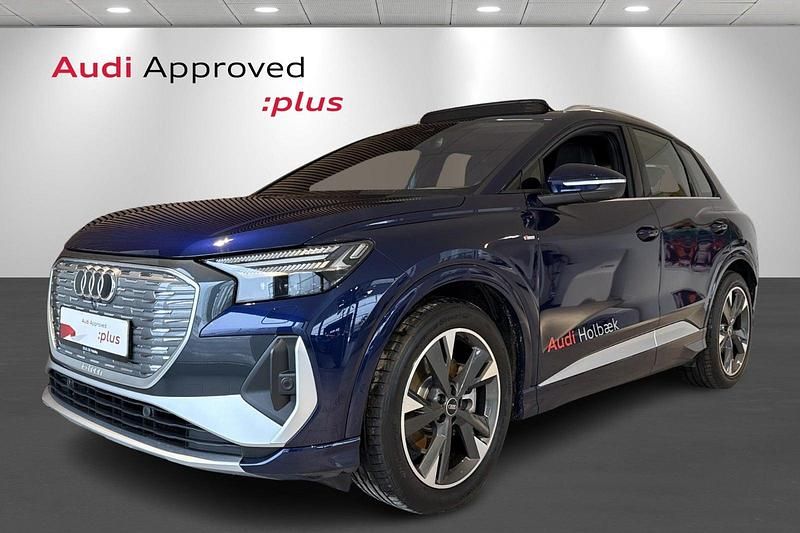 Ny Audi Q4 e-tron S-Line 210 kW (286 HK) 2025 Mørkblåmetal SUV