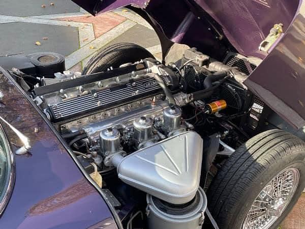 Brugt Jaguar E-Type 265 HK (194 kW) 1969 Lilla Cabriolet