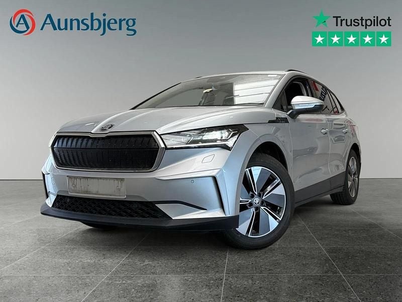 Brilliantsilber metallic Brugt 2022 Skoda Enyaq iV Lodge SUV | 219.500 kr. (Fair pris) - Billede 1/4