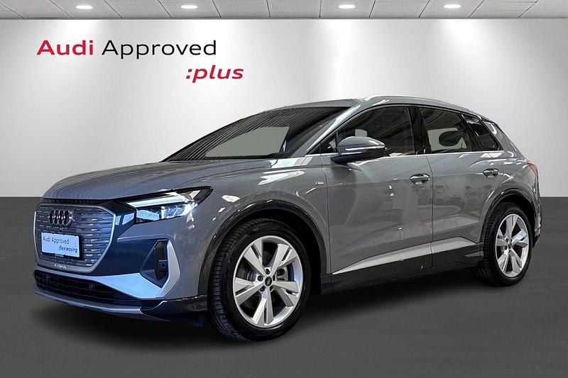 Grå Brugt 2024 Audi Q4 e-tron S-Line SUV | 354.900 kr. (God pris) - Billede 1/4