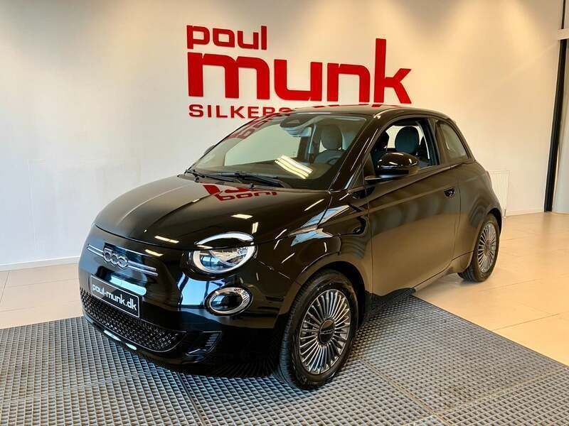 Sortmetal Brugt 2022 Fiat 500e Icon | 156.990 kr. - Billede 1/4