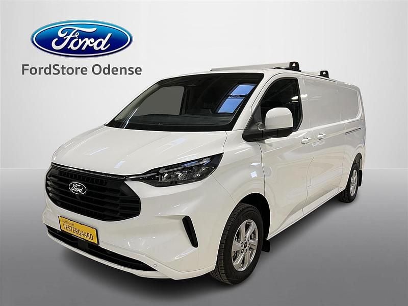 Hvid Ny 2024 Ford Transit Custom Limited Van | 279.900 kr. - Billede 1/4