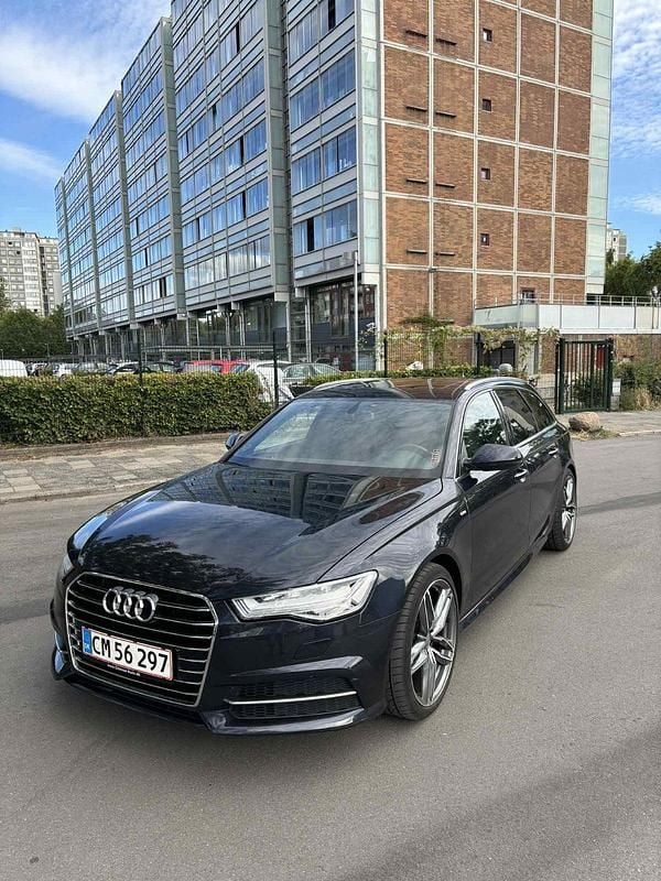 Blåmetal Brugt 2016 Audi A6 S-Line Stationcar | 234.900 kr. - Billede 1/4