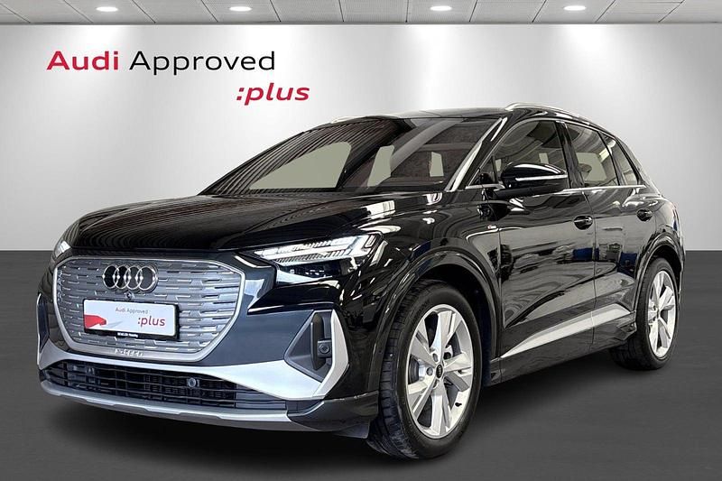 Sortmetal Brugt 2024 Audi Q4 e-tron Advanced SUV | 419.900 kr. (Dyr) - Billede 1/4